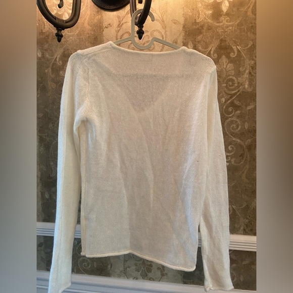 John Galt Cream Knit sweater - Picture 3 of 3